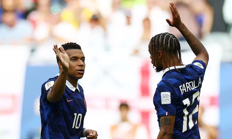France’s Kylian Mbappe celebrates scoring a goal, Miami Stadium, Miami Gardens, Florida, US on July 18, 2026. — Reuters